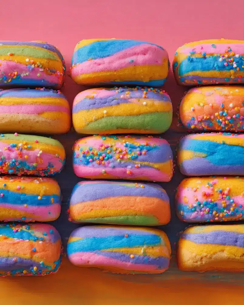 Technicolor Cookies 3 Dough being rolled out for technicolor cookies