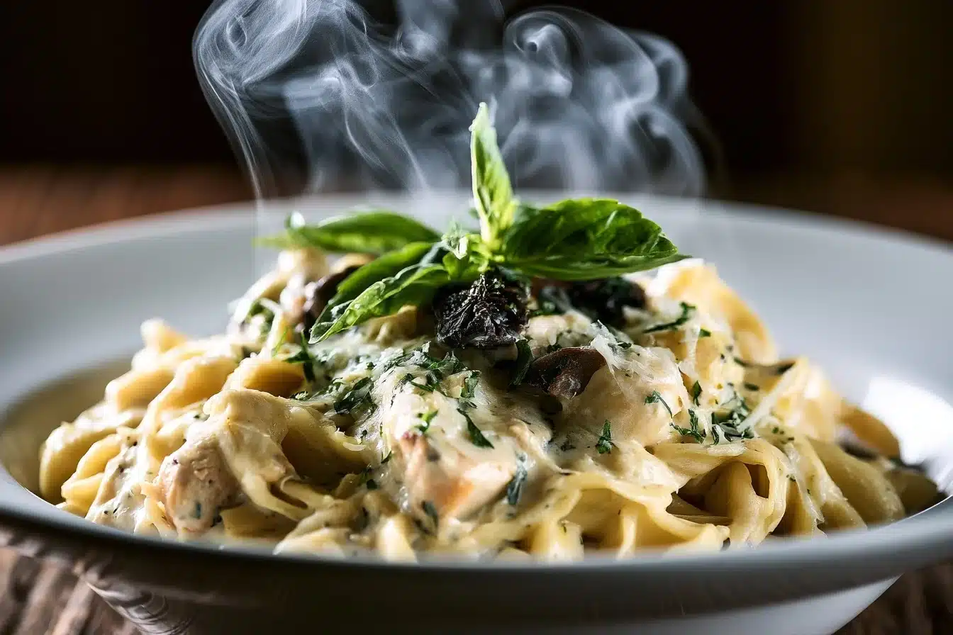 Cheesy Garlic Chicken Pasta 2 Cheesy Garlic Chicken Pasta