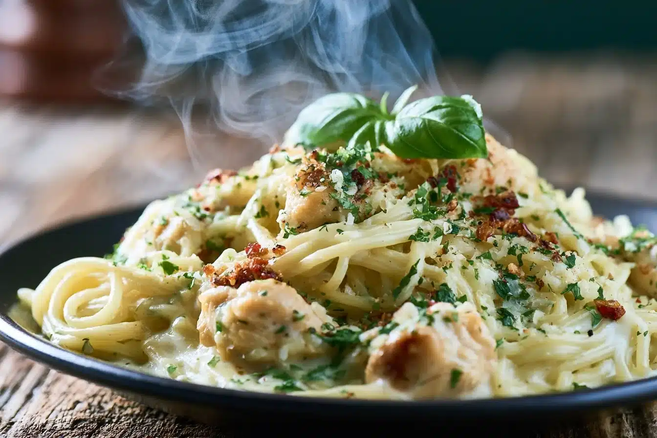 Cheesy Garlic Chicken Pasta 3 Cheesy Garlic Chicken Pasta