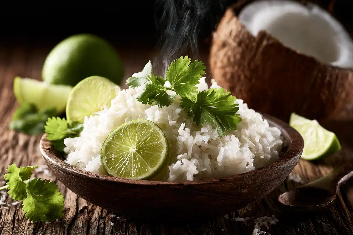 Coconut Lime Rice 2 Coconut Lime Rice