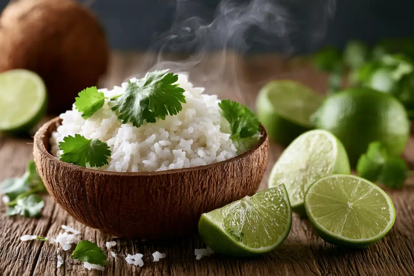 Coconut Lime Rice 3 Coconut Lime Rice