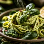 Creamy Avocado Spinach Pasta with Lemon 32 creamy avocado spinach pasta