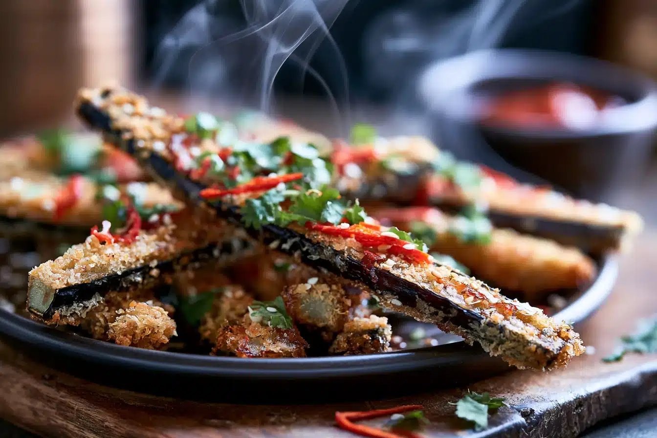 Crispy Baked Eggplant Fries 3 Crispy Baked Eggplant Fries