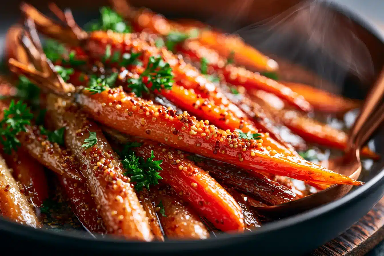 Honey Mustard Roasted Carrots 3 Honey Mustard Roasted Carrots