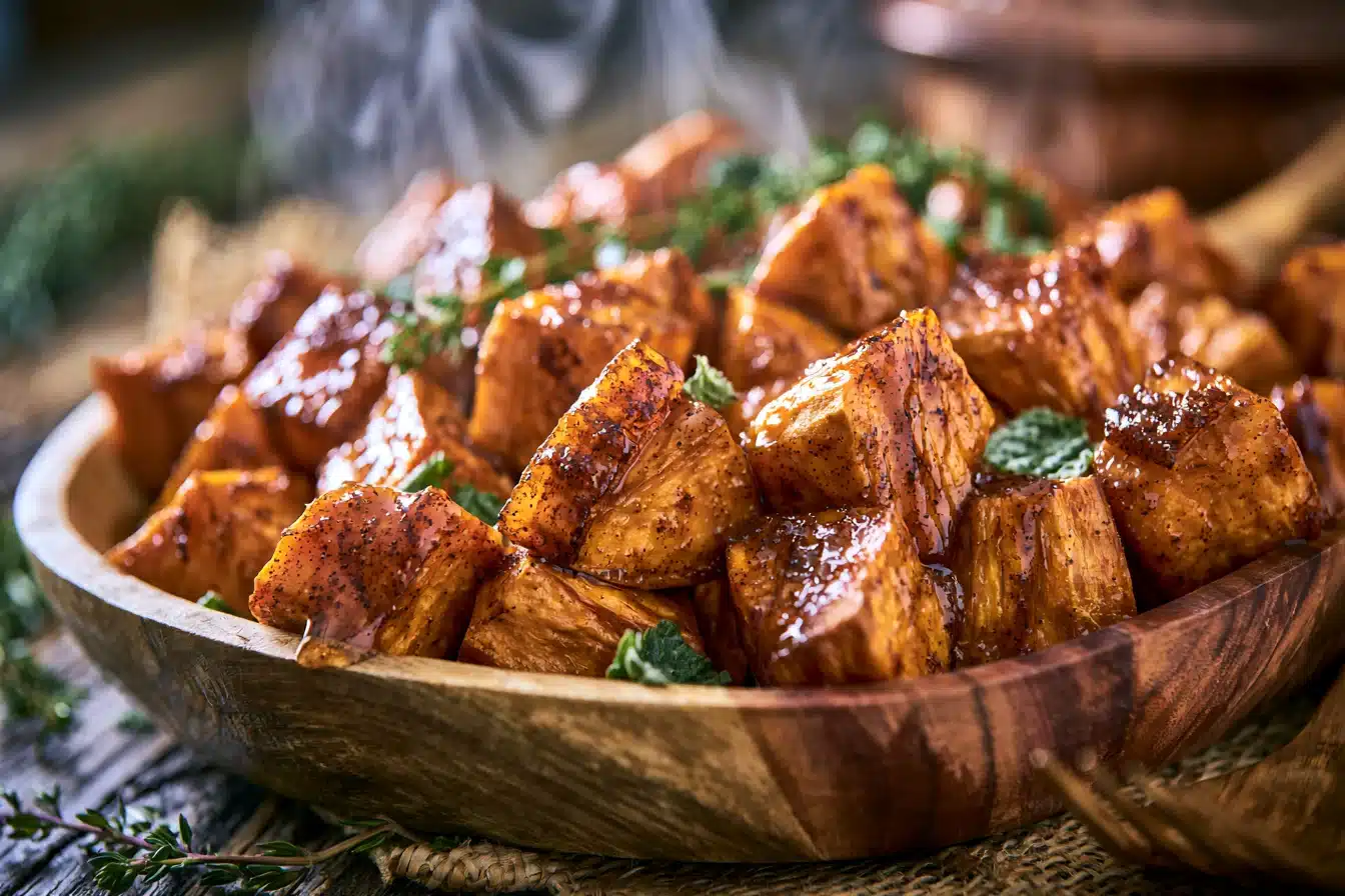 Maple Cinnamon Roasted Sweet Potatoes 3 Maple Cinnamon Roasted Sweet Potatoes