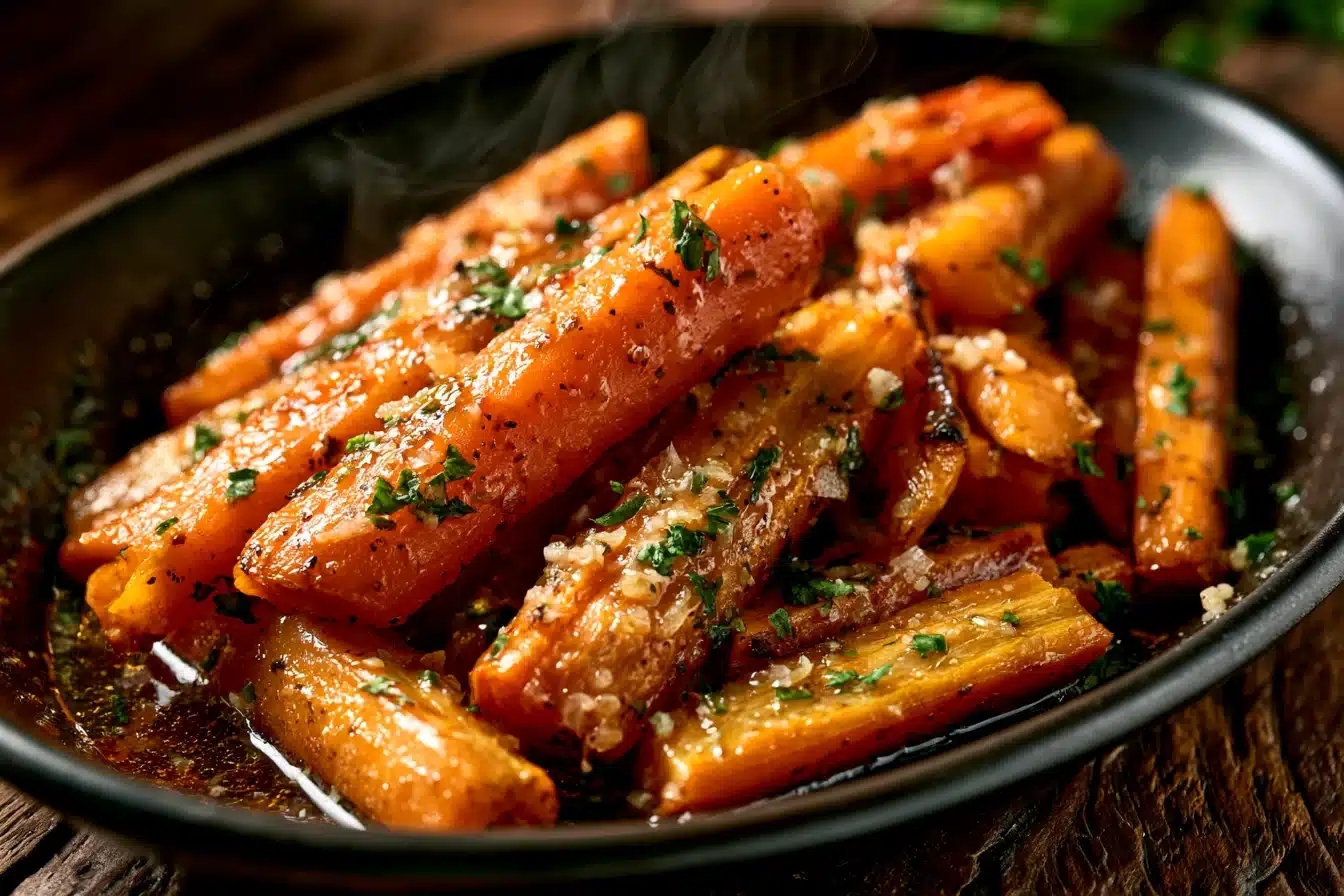 Garlic Parmesan Roasted Carrots 3 Garlic Parmesan Roasted Carrots