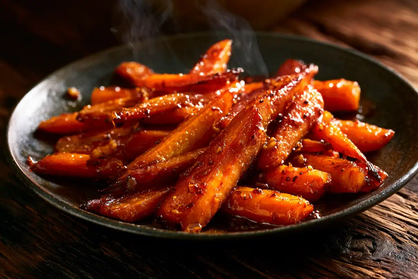 Honey Garlic Roasted Carrots 3 Honey Garlic Roasted Carrots