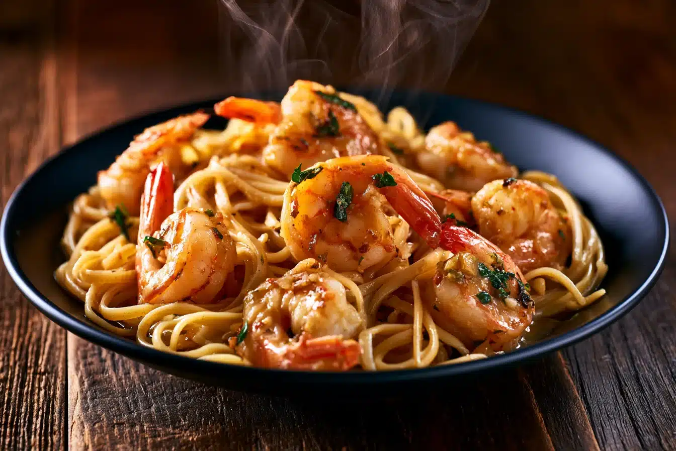 Easy Shrimp Scampi with Linguine 3 Easy Shrimp Scampi with Linguine
